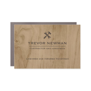 Modern Construction Handyman Carpenter Tools Wood Car Magnet