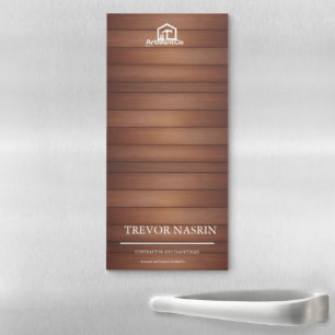 Modern Construction Handyman Carpenter Tools Wood Magnetic Notepad