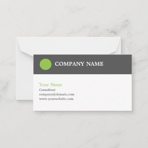 Modern Consultant Business Card Template