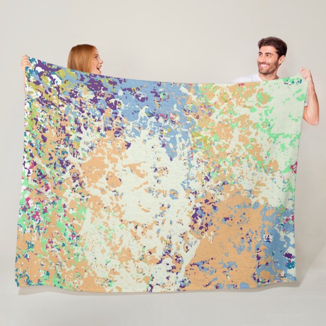 Modern Contemporary Abstract  Fleece Blanket (In Situ)