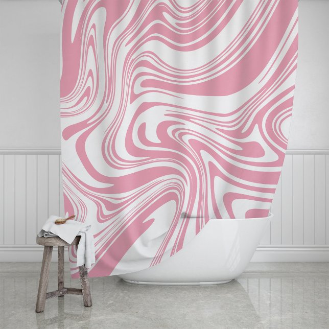 Modern Contemporary Bold Large Scale Abstract  Shower Curtain (Creator Uploaded)