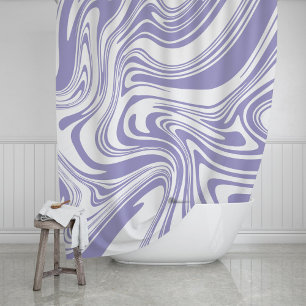 Modern Contemporary Bold Large Scale Abstract Shower Curtain
