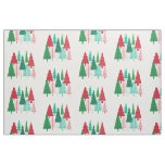 modern contemporary Christmas trees Fabric