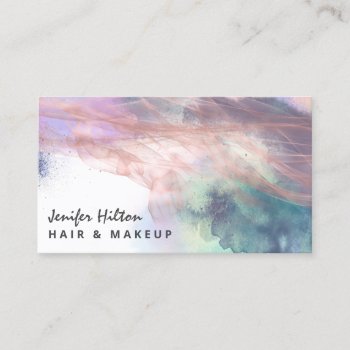 Modern Contemporary Elegant Abstract Business Card by Makidzona at Zazzle