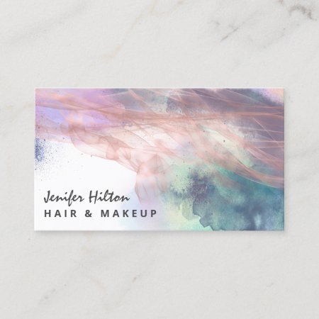 Modern Contemporary Elegant Abstract Business Card