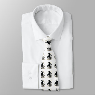 Modern contemporary Halloween witch Neck Tie