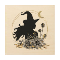 Modern contemporary Halloween witch