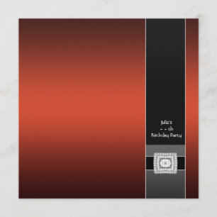 Modern Contemporary Red Party Template