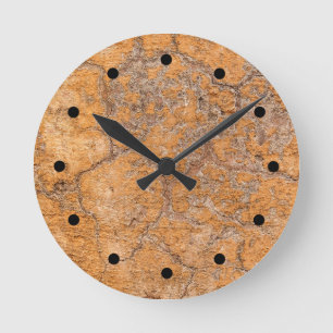 Modern Contemporary Stone Look Wall Decor Clocks