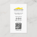 Modern Contractor Construction Builder Carpenter Business Card | Zazzle