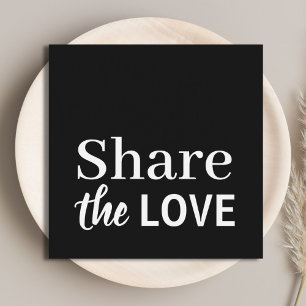 Modern Cool Black White Beauty Salon Referral