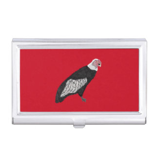 Modern cool condor business card case