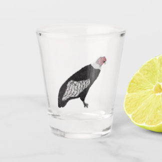 Modern cool condor shot glass