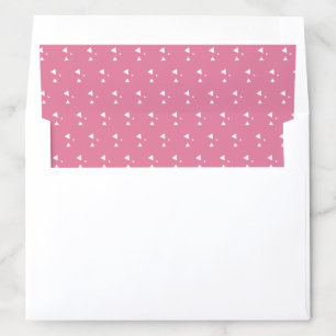 Modern Cool Geometric Triangle Pattern Envelope Liner