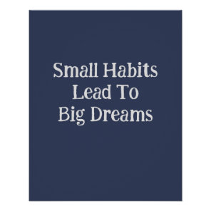 Modern Cool Inspirational Text Quote Men’s Poster