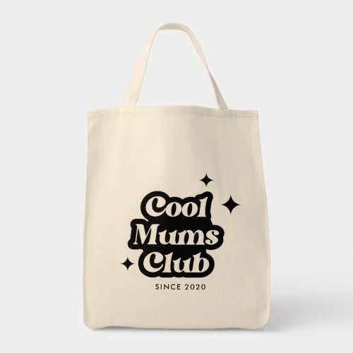 Modern Cool moms club Retro Vintage Groovy Tote Bag