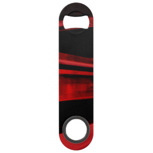 Modern, cool motion concept in red and black bar key