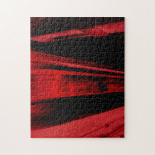 Modern, cool motion concept in red and black jigsaw puzzle