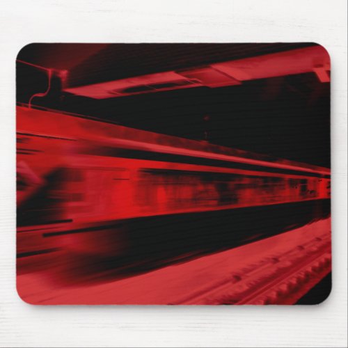 Modern cool motion concept in red and black mouse pad