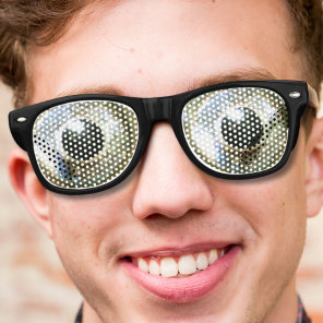modern cool nerdy crazy eyes retro sunglasses