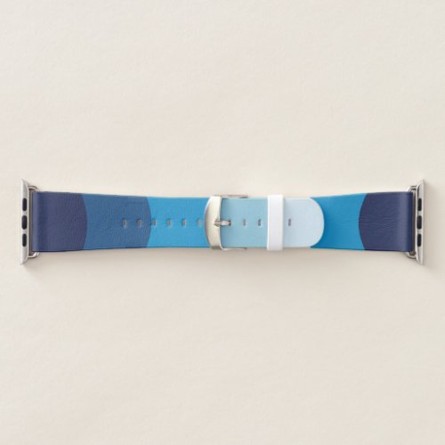 Modern Cool Shades of Ocean Blue Apple Watch Band