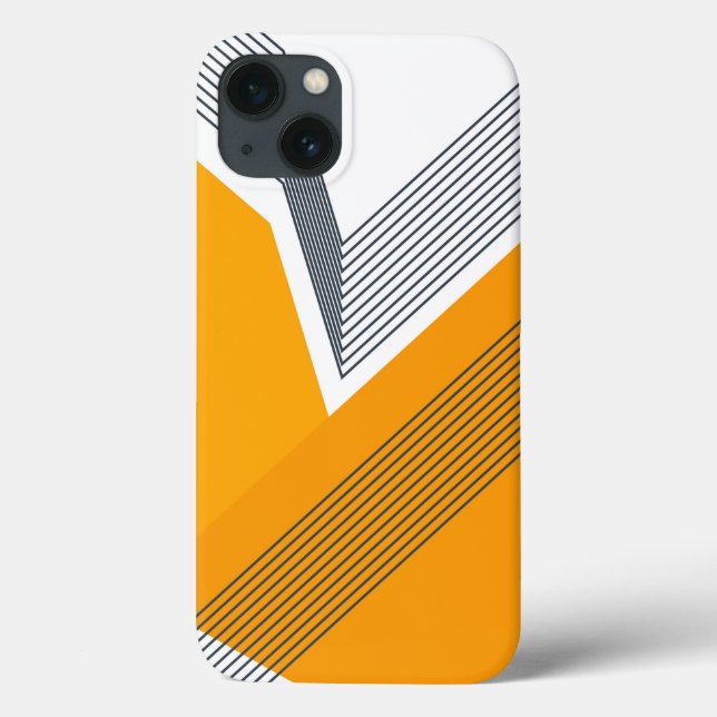 Modern, cool, trendy, urban, simple geometric art Case-Mate iPhone case (Back)