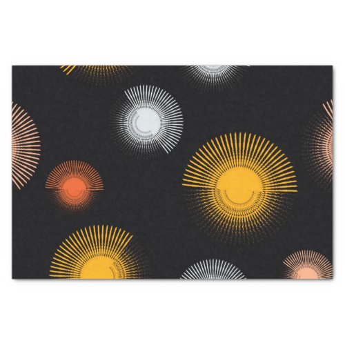 Modern Cool unique trendy urban brush strokes Tissue Paper