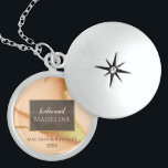 Modern Coral Abstract 💡 Inky Oil Wedding  Locket Necklace<br><div class="desc">Modern Coral Abstract 💡 Inky Oil Wedding – Chic & Vibrant 🥂 💌 Celebrate love with a stylish Inky Oil wedding ! This modern coral abstract is perfect for a wedding , featuring a trendy coral hue with artistic abstract details for a fresh, contemporary feel. Whether you're hosting a casual...</div>