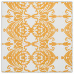 Modern Coral Floral Custom Fabric