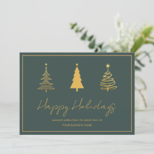 Modern Corporate Business Holiday Card