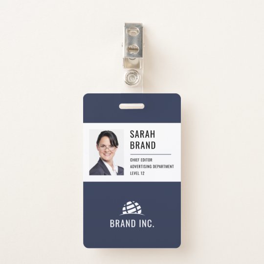 Modern Corporate Business Id Badge 