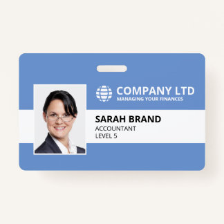 Modern Corporate Business Staff ID Badge