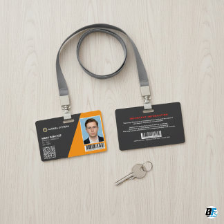 Modern Corporate Employee Photo ID Badge - Custom
