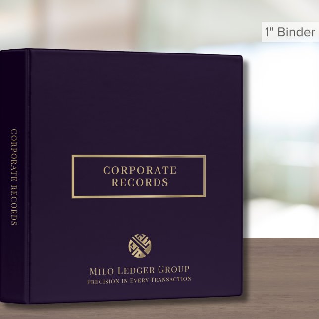 Modern Corporate Records Binder (Creator Uploaded)
