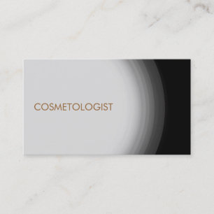 Modern Cosmetologist Professional Business Card