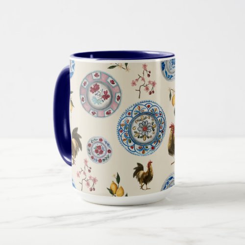 Modern Cottage Farmhouse Cream Mug