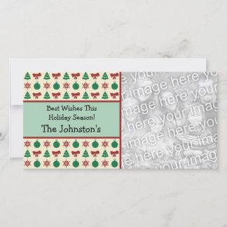 Modern Country Charm Christmas Photo Cards