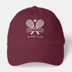 Modern Country Club Name Lawn Tennis Team Hat
