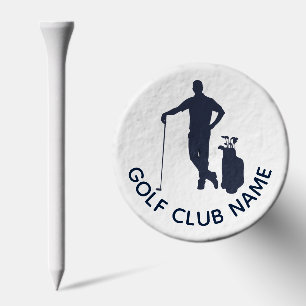 Modern Country Club Name Team Swag Custom Golf Tees