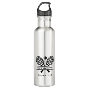 Modern Country Club Name Tennis Team Swag Stainless Steel Water Bottle
