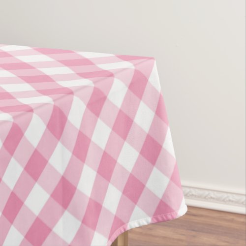 Modern Country Gingham Check Pattern Tablecloth