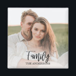 Modern Couple Collage Photo & lovely Family Gift Magnet<br><div class="desc">Modern Couple Collage Photo & lovely Family Gift</div>