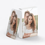 Modern Couple Collage Photo & Minimal Family Gift Poker Cards<br><div class="desc">Modern Couple Collage Photo & Minimal Family Gift</div>
