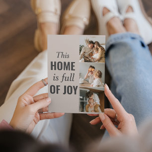 Modern Couple Family Photo & Family Quote