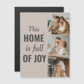 Modern Couple Family Photo & Family Quote (Front/Back)
