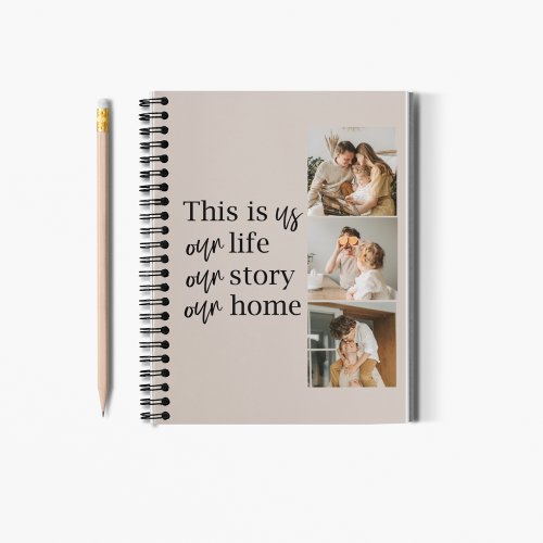 Modern Couple Family Photo  Family Quote Lovely Planner