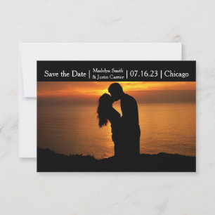 Modern Couple Photo - 3x5 Save the Date