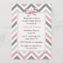 Modern Couple's Baby Shower Invitation