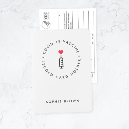 Modern Covid-19 Vaccination Record Card Holder