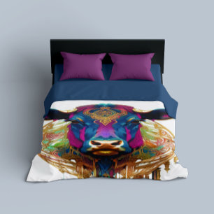 Modern Cow Duvet Cover
